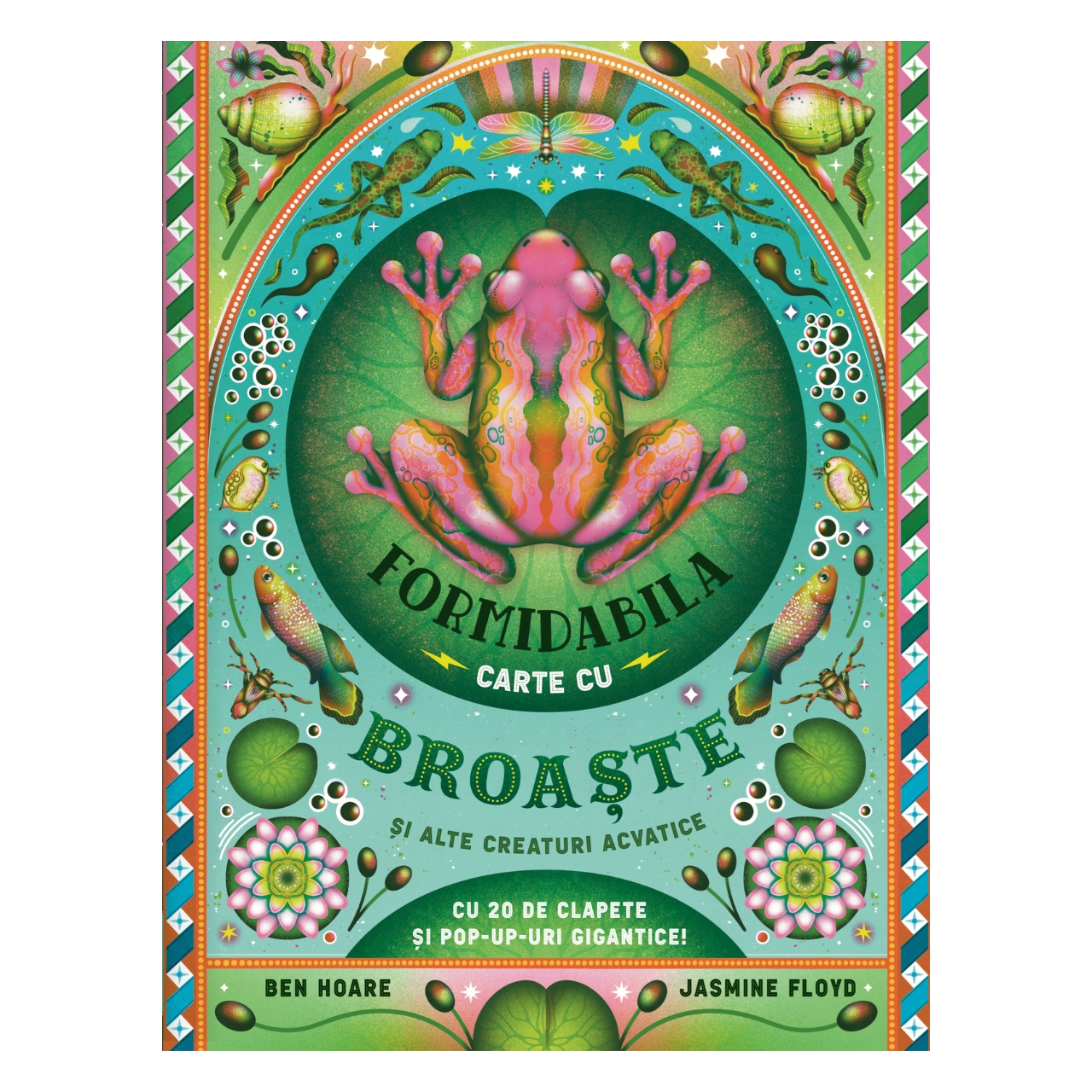 Formidabila carte cu broaște și alte creaturi acvatice