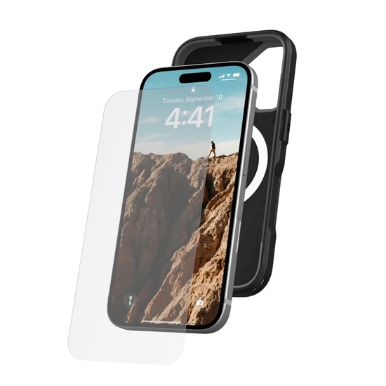 Protector de cristal UAG para iPhone 16 Pro transparente