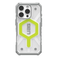 Funda UAG Pathfinder transparente MagSafe para iPhone 16 Pro Active Neon