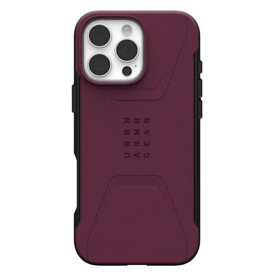 UAG Husa Civilian Magsafe iPhone 16 Pro Max Bordeaux