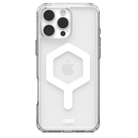 Funda UAG Plyo Magsafe para iPhone 16 Pro Max en blanco hielo