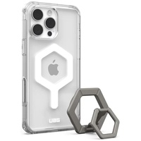Funda UAG Plyo Magsafe para iPhone 16 Pro Max con soporte de titanio en blanco hielo