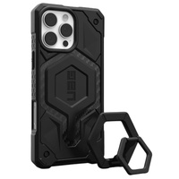 UAG Monarch Pro Magsafe Bundle Case iPhone 16 Pro Max Carbon Fiber/Black Stand