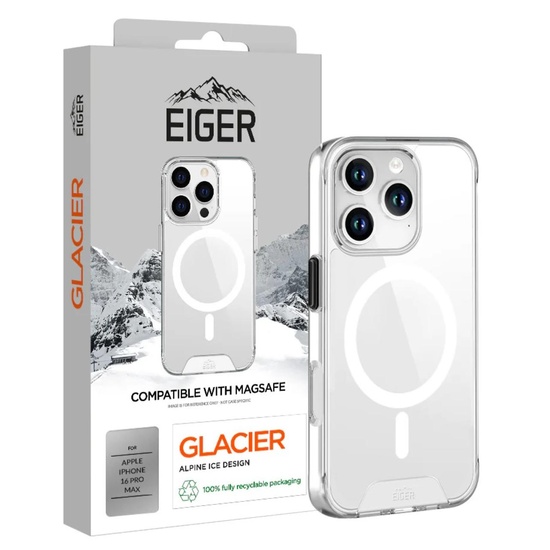 Eiger Husa Glacier Magsafe Case iPhone 16 Pro Max Klar