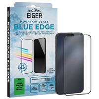 Eiger Folie Sticla Anti-Blue Light Mountain Blue Edge GRS iPhone 16 / 15 / 14 Pro