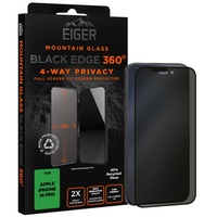 Eiger Folie Sticla Privacy Mountain Black Edge 360 GRS iPhone 16 Pro