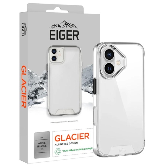 Eiger Husa Glacier Case iPhone 16 Klar