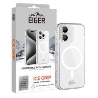 Eiger Husa Ice Grip Magsafe iPhone 16 Plus Klar