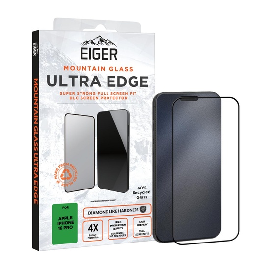 Eiger Mountain Glass Ultra GRS iPhone 16 Pro Klarglasfolie