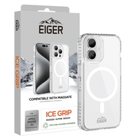 Funda Eiger Ice Grip Magsafe para iPhone 16 transparente