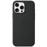 Funda de silicona original de Apple para iPhone 16 Pro, MagSafe, negra