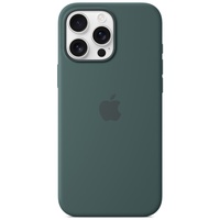 Funda de silicona original de Apple para iPhone 16 Pro Max, MagSafe, color verde lago (de temporada)