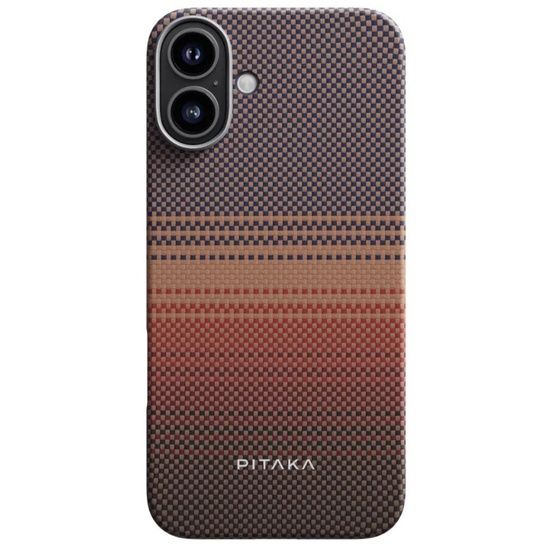 Pitaka Husa Tactile Woven Aramid Magsafe iPhone 16 Sunset