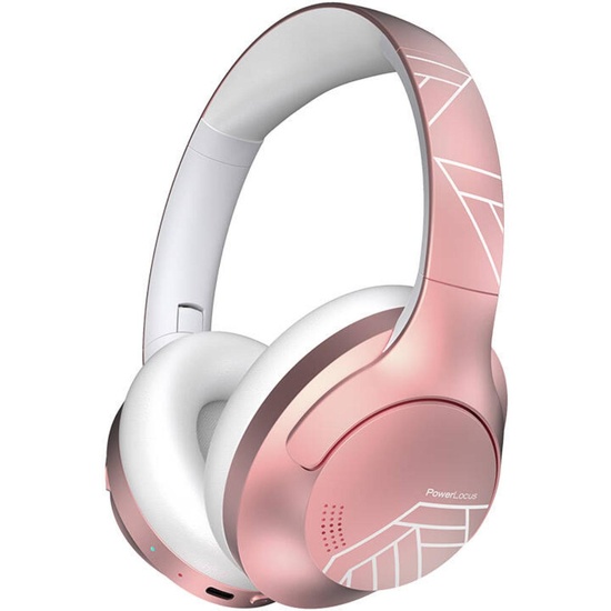 PowerLocus Bluetooth Wireless Over-Ear Headphones P3 Rose / Gold