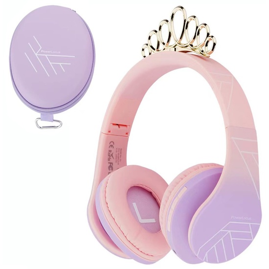 Auriculares PowerLocus para niños, inalámbricos, P2 Princess