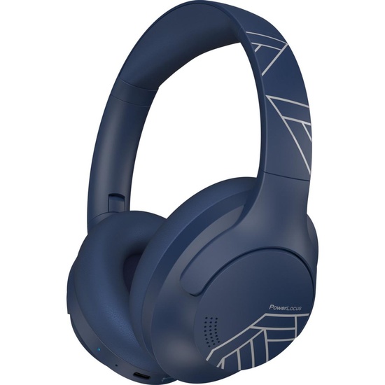 PowerLocus Bluetooth Wireless Over-Ear Headphones P3 Blue