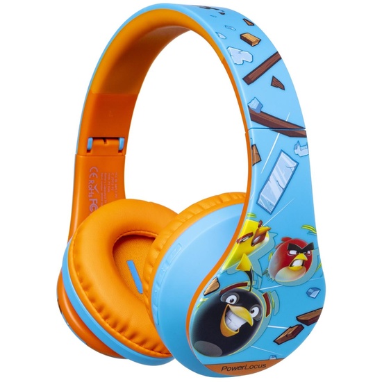 Auriculares PowerLocus para niños, inalámbricos, P2 Angry Birds Naranja