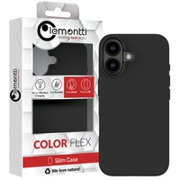 Lemontti Silikonhülle MagSafe iPhone 16 Schwarz