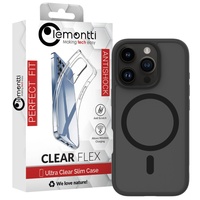 Lemontti Hybrid Case MagSafe iPhone 16 Pro Max Schwarz