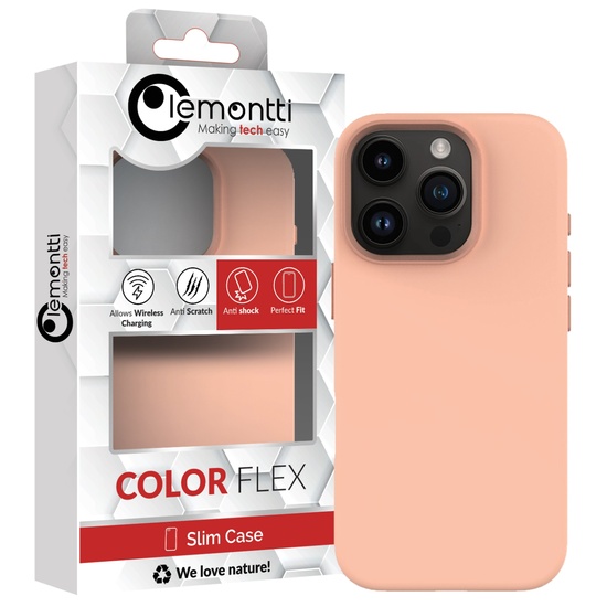 Lemontti Silikonhülle MagSafe iPhone 16 Pro Max Orange