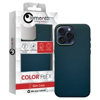 Lemontti leren hoesje MagSafe iPhone 15 Pro groen