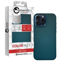 Lemontti leren hoesje MagSafe iPhone 16 Pro groen