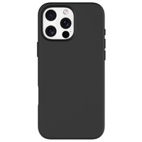Funda Devia Nature Series de silicona magnética para iPhone 16 Pro, color negro