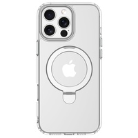 Funda magnética a prueba de golpes Devia Husa Clean Series para iPhone 16 Pro Max con soporte transparente