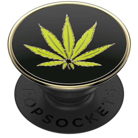 Popsockets PopGrip Support Emaille Pot Luck Schwarz