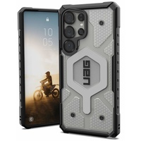 Funda UAG Pathfinder magnética transparente para Samsung Galaxy S25 Ultra, color plata hielo