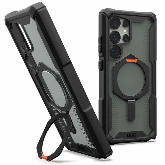 Funda magnética UAG Plasma XTE para Samsung Galaxy S25 Ultra, negra/naranja