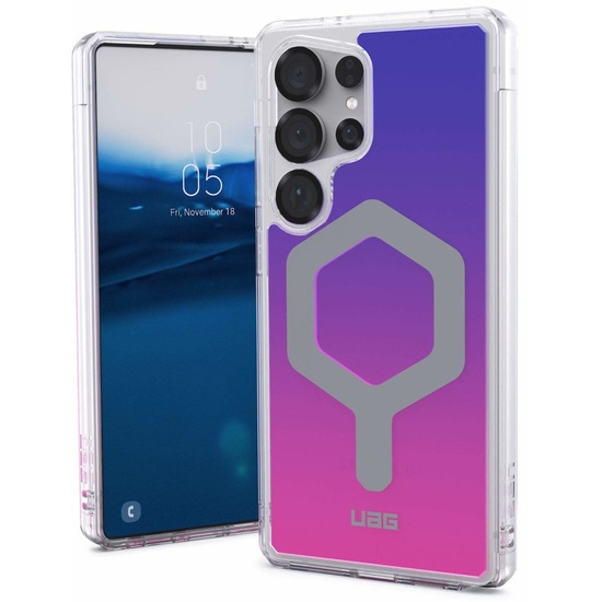 Funda UAG Plyo Pro para Samsung Galaxy S25 Ultra, color morado y rosa degradado