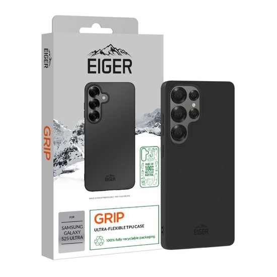 Eiger Husa Grip GRS Samsung Galaxy S25 Ultra Black