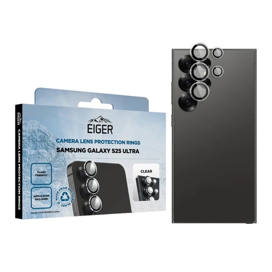 Eiger Folie Sticla Camera 3D Mountain Glass GRS Samsung Galaxy S25 Ultra Clear
