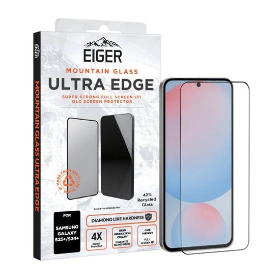 Vidrio Eiger Foil Mountain Ultra GRS para Samsung Galaxy S25 Plus / S24 Plus transparente