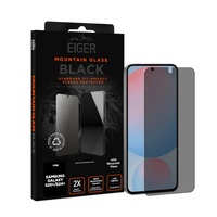 Eiger Folie Sticla Privacy Mountain Glass GRS Samsung Galaxy S25 Plus / S24 Plus Black