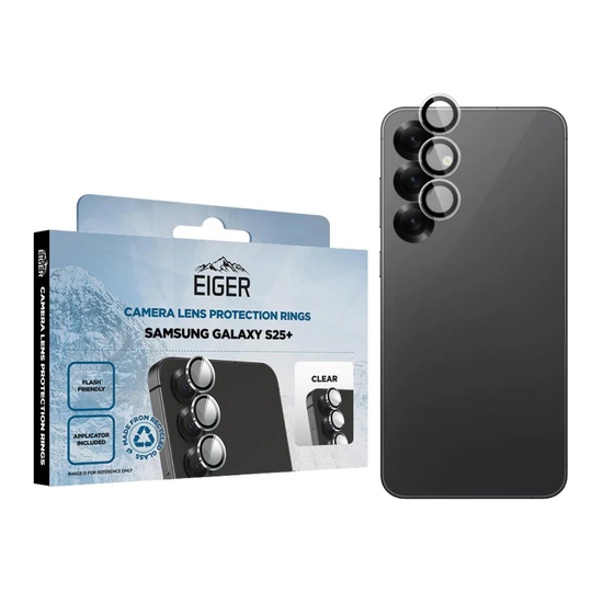 Eiger Folie Sticla Camera 3D Mountain Glass GRS Samsung Galaxy S25 Plus Clear