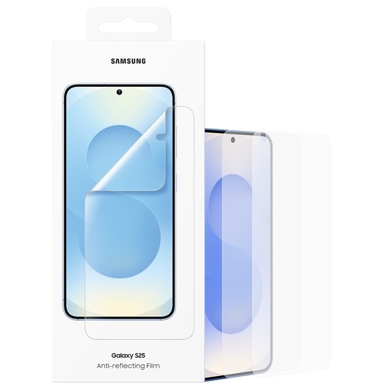 Originele Samsung anti-reflectiefolie Samsung Galaxy S25 transparant