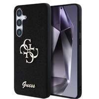 Guess Husa Fixed Glitter 4G Metal Logo Samsung Galaxy S25 Negru