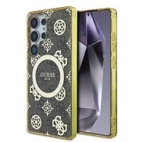 Guess Husa 4G Gold Electroplated Peony Pattern Samsung Galaxy S25 Ultra Maro