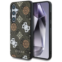 Guess Husa PU 4G Peony MagSafe Samsung Galaxy S25 Maro