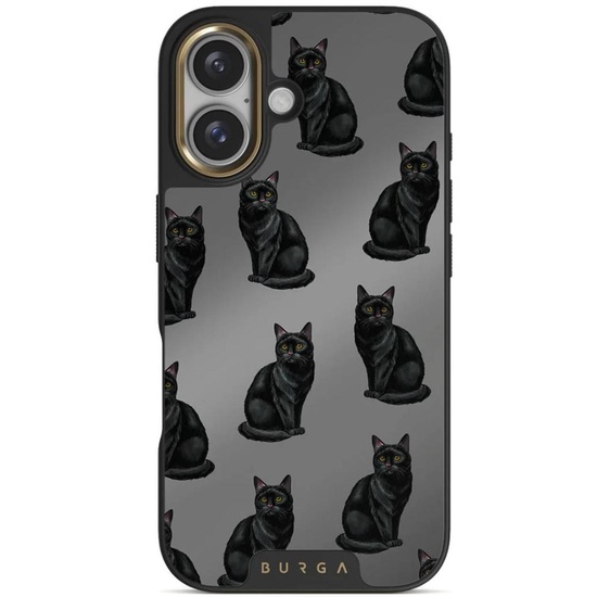 Burga Husa Elite Mirror Magsafe Gold Salem iPhone 16 case