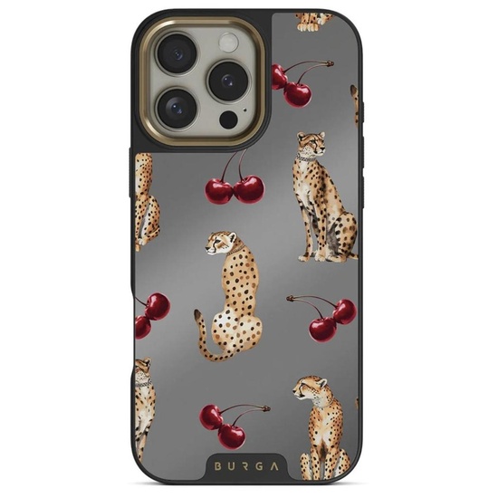 Espejo Burga Husa Elite Magsafe dorado Cougar para iPhone 16 Pro