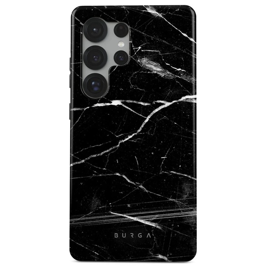 Funda Burga Husa de doble capa negra para Samsung Galaxy S25 Ultra