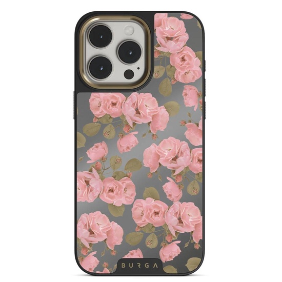Funda Burga Husa Elite Mirror Magsafe Gold Desert Rose para iPhone 15 Pro