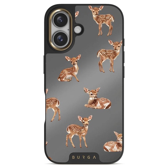 Custodia Burga Husa Elite Mirror Magsafe Gold Bambi per iPhone 16