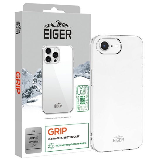 Eiger Husa Grip GRS iPhone 16e Clear
