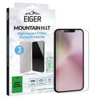Eiger Folie Clear Triflex H.I.T GRS iPhone 16e / iPhone 14 / iPhone 13 / iPhone 13 Pro, pack of 3, Clear