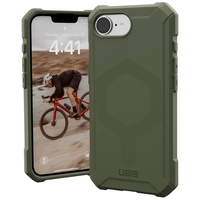 Funda UAG Essential Armor Magsafe para iPhone 16e en color verde oliva