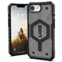 Funda UAG Pathfinder transparente MagSafe para iPhone 16e color ceniza